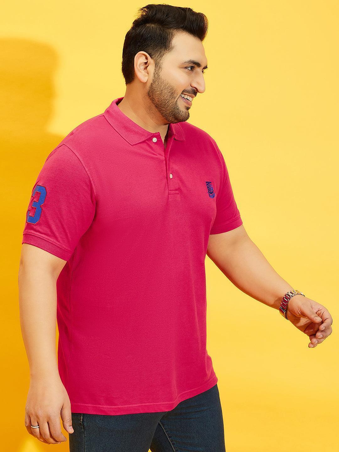 Men Plus Size Tim-MG Solid Polo Tshirt - Image 5