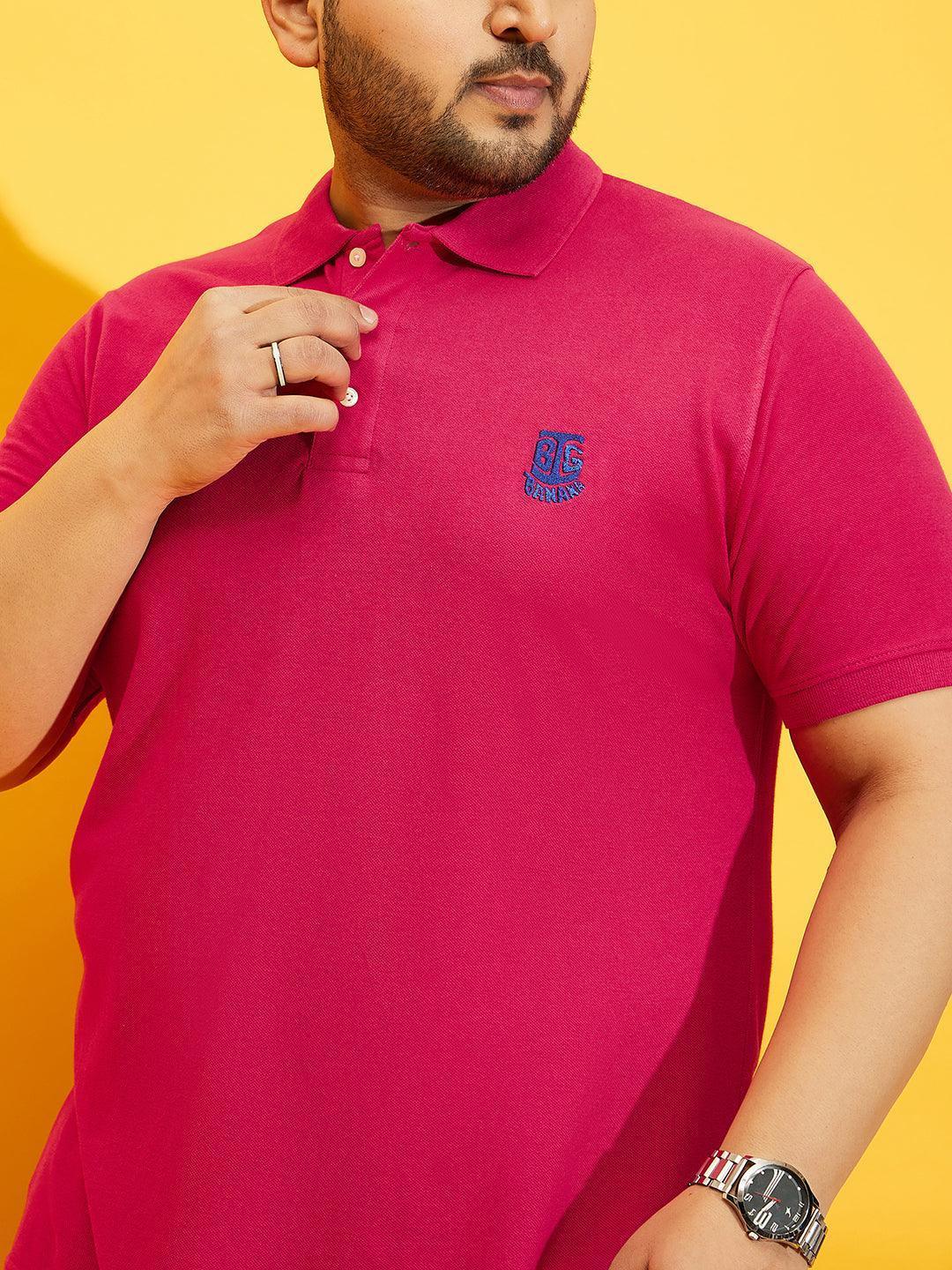 Men Plus Size Tim-MG Solid Polo Tshirt - Image 7