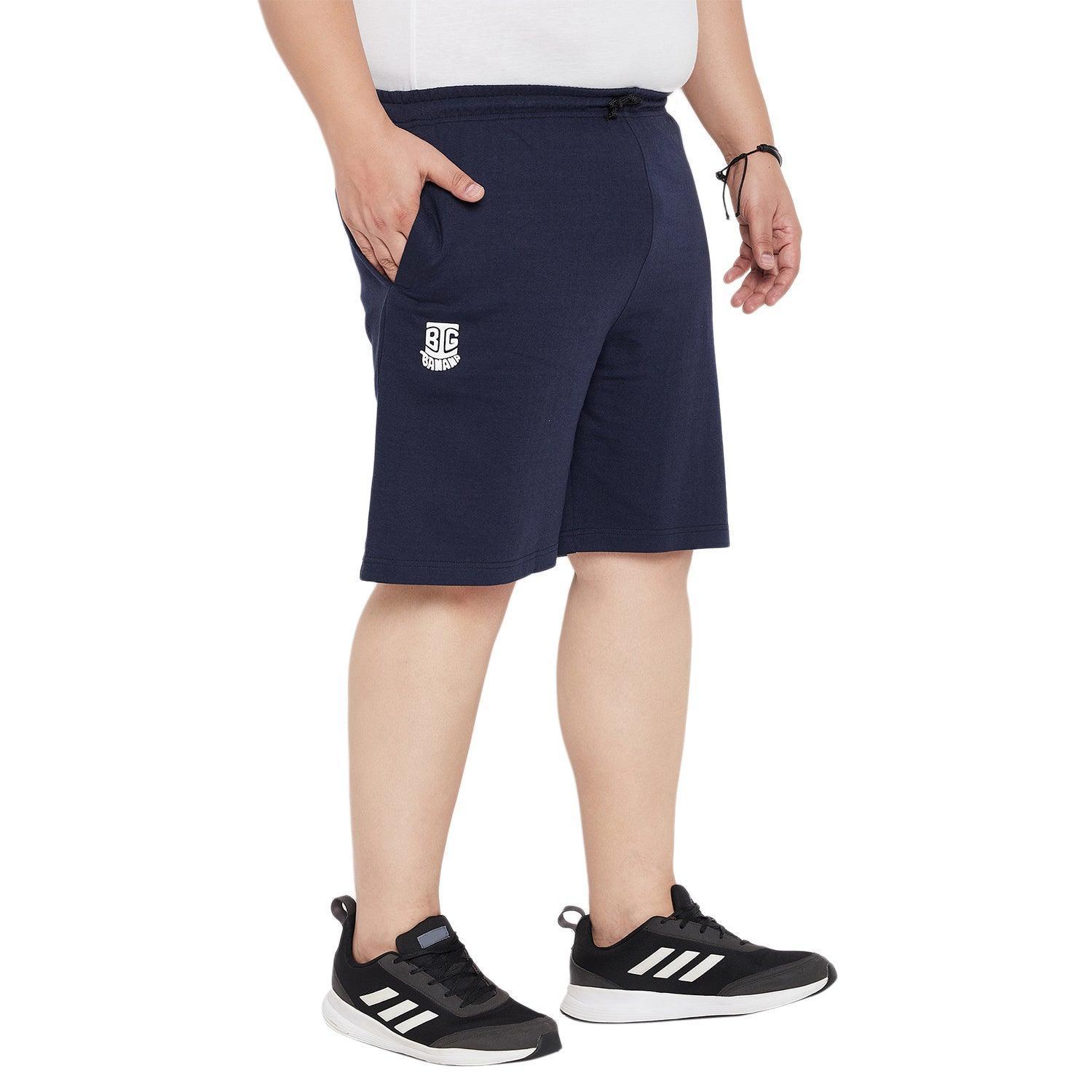 Men Plus Size Alpha Printed Shorts - Image 4