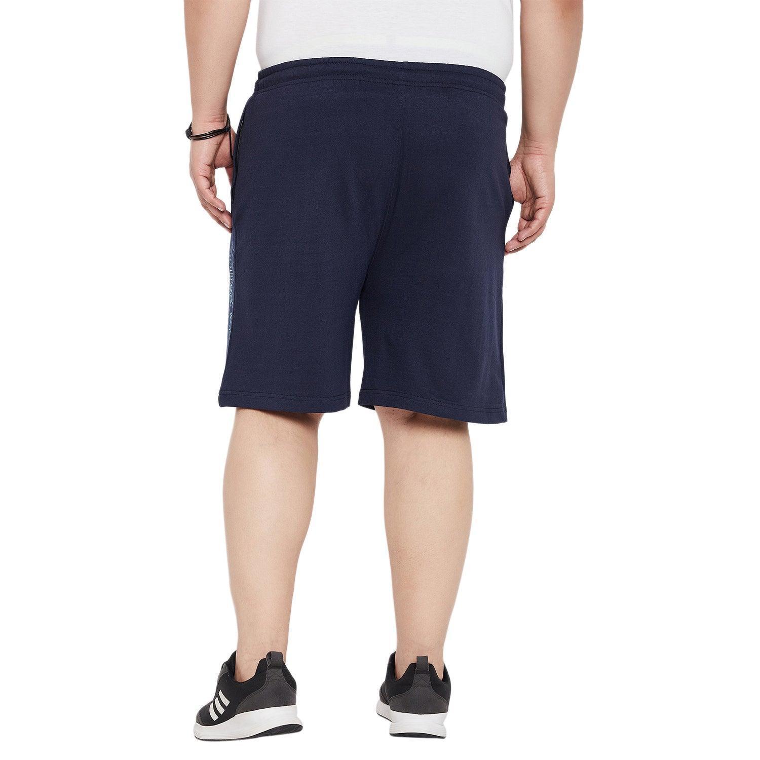 Men Plus Size Alpha Printed Shorts - Image 5