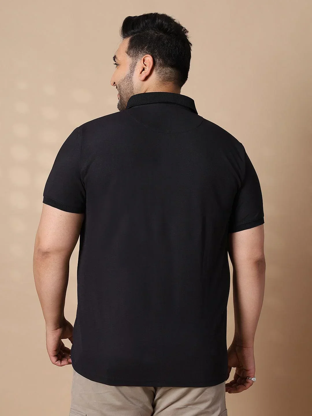 Men Plus Size Annora Printed Polo Tshirt - Image 5