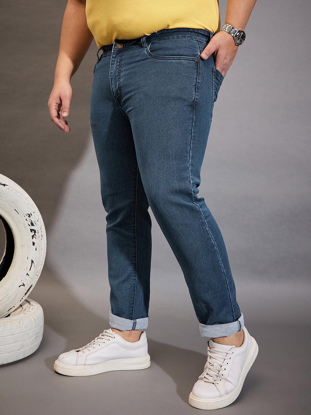 Men Plus Size Autono Solid Jeans - Image 3