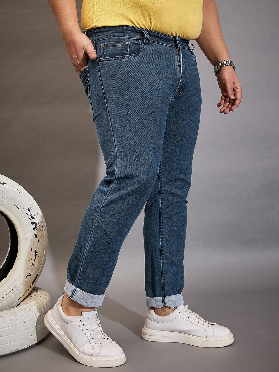 Men Plus Size Autono Solid Jeans - Image 4