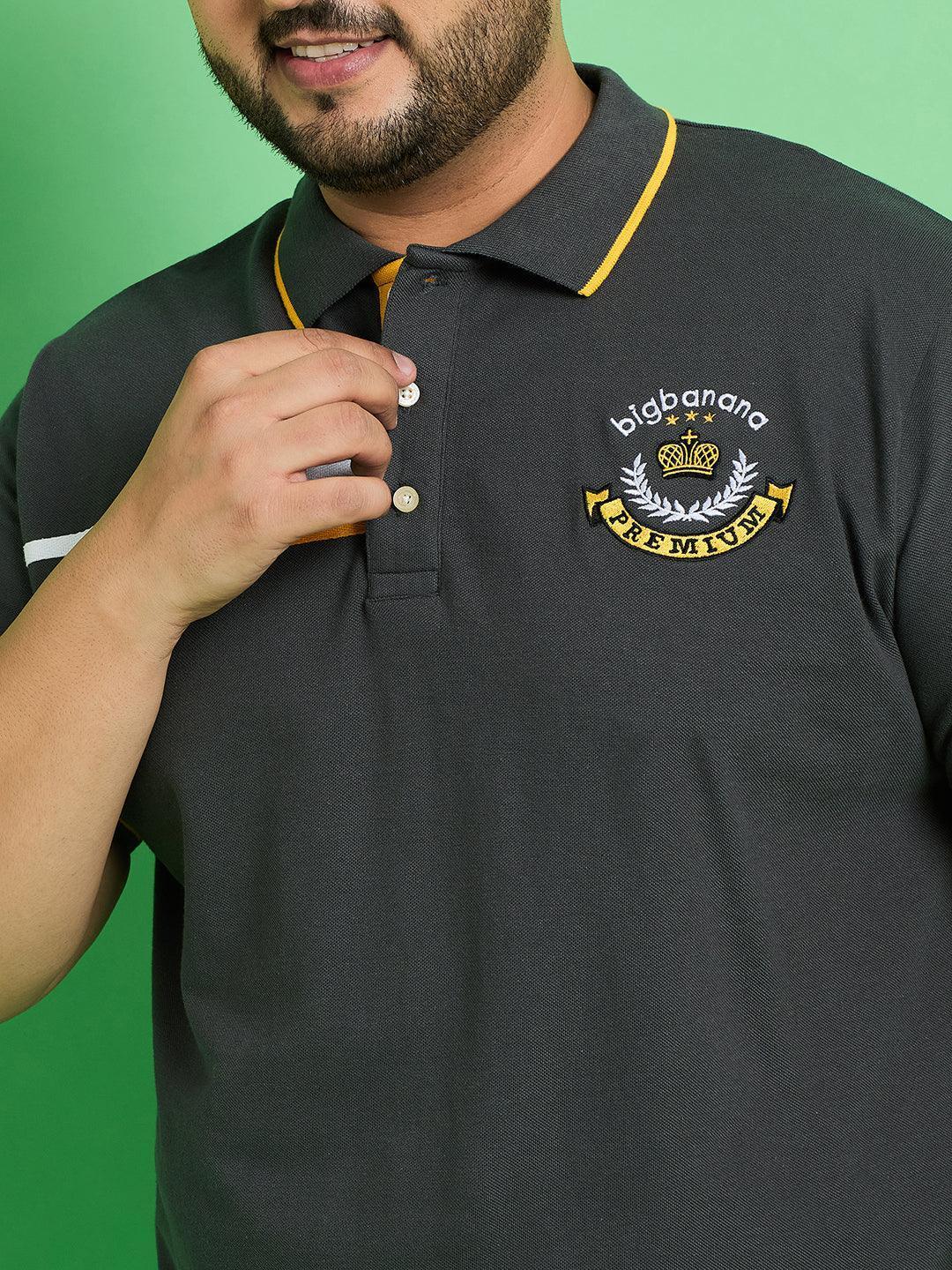 Men Plus Size Baden Solid Polo Tshirt - Image 6