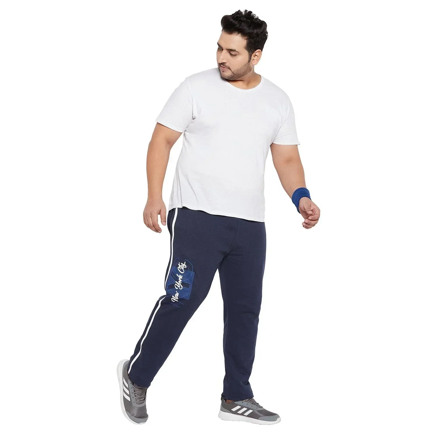 Men Plus Size Bendin Printed Trackpant - Image 2