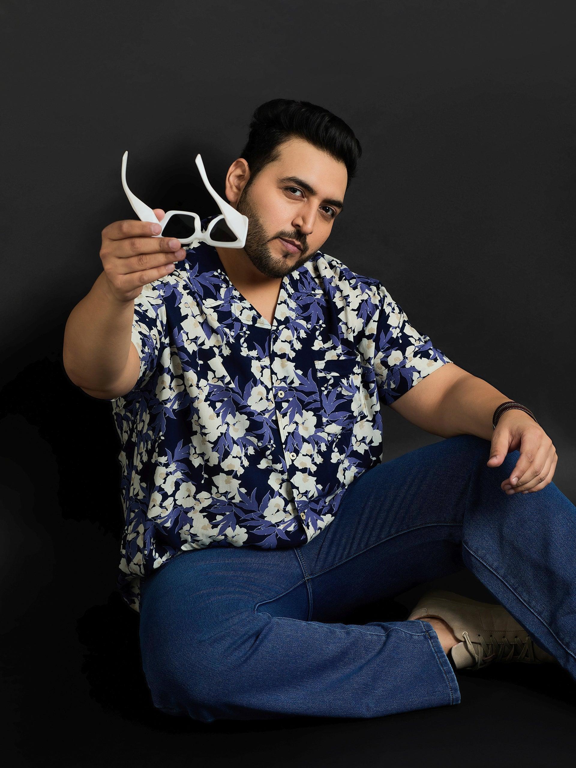 Men Plus Size Bocholt Printed Shirt - Image 7