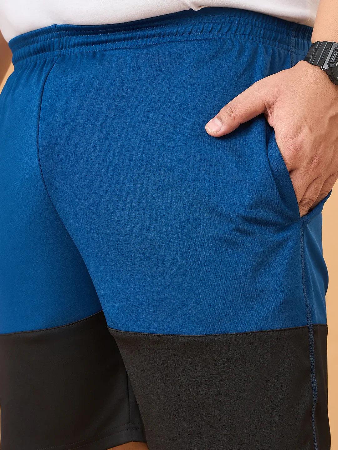 Men Plus Size Bodo Colorblock Shorts - Image 6