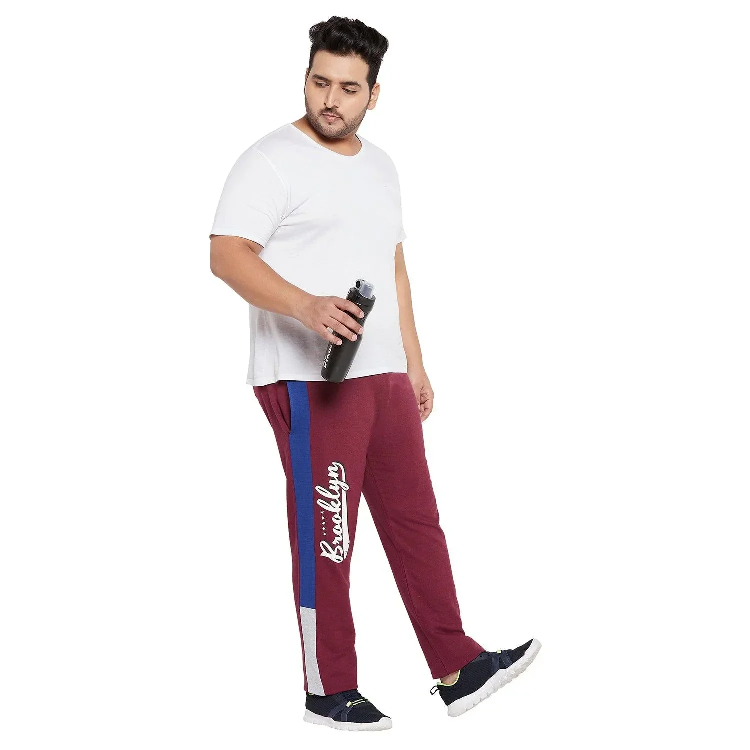 Men Plus Size Bologna Printed Trackpant - Image 2