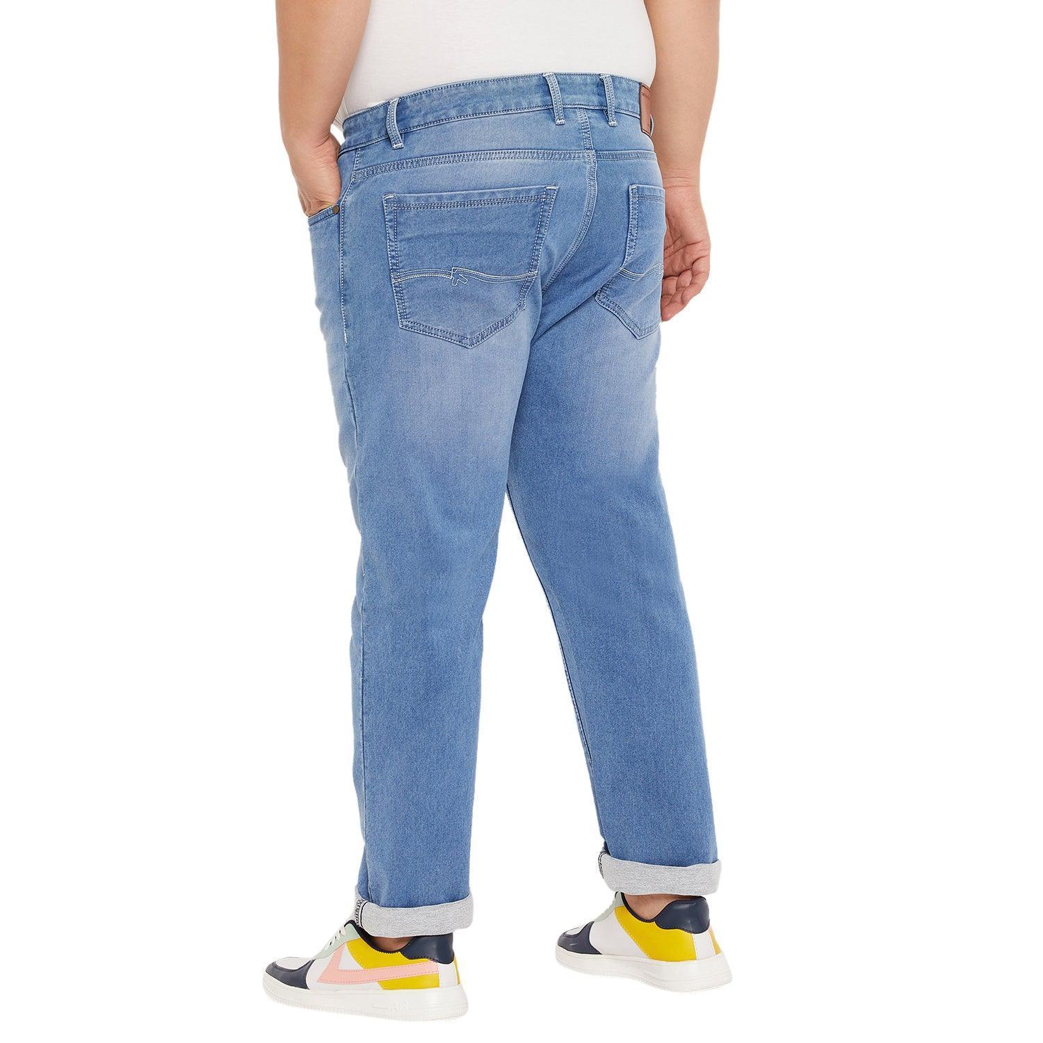 Men Plus Size Borzo Solid Jeans - Image 5