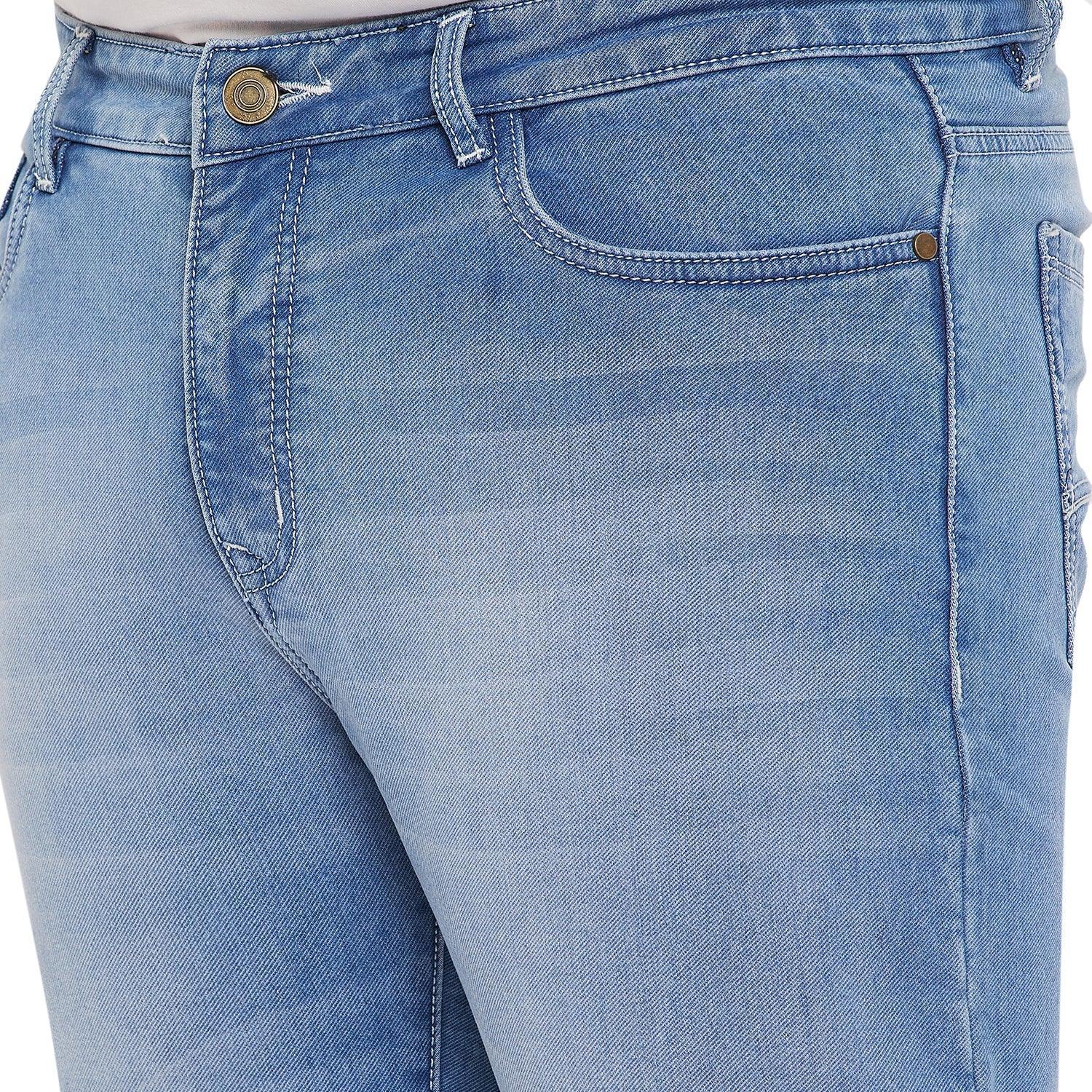 Men Plus Size Borzo Solid Jeans - Image 6