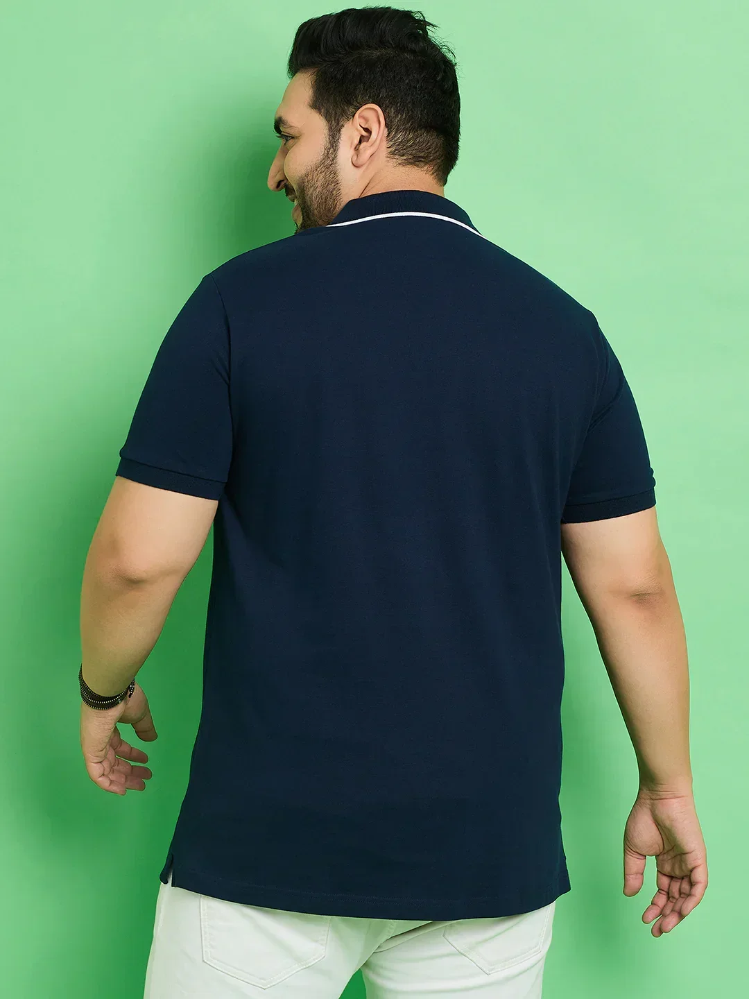 Men Plus Size Bozhou Printed Polo Tshirt - Image 5