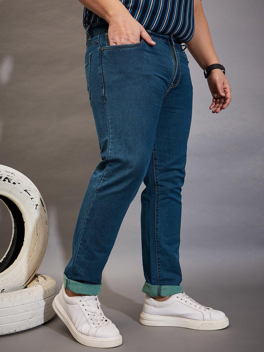 Men Plus Size Cambro Solid Jeans - Image 4