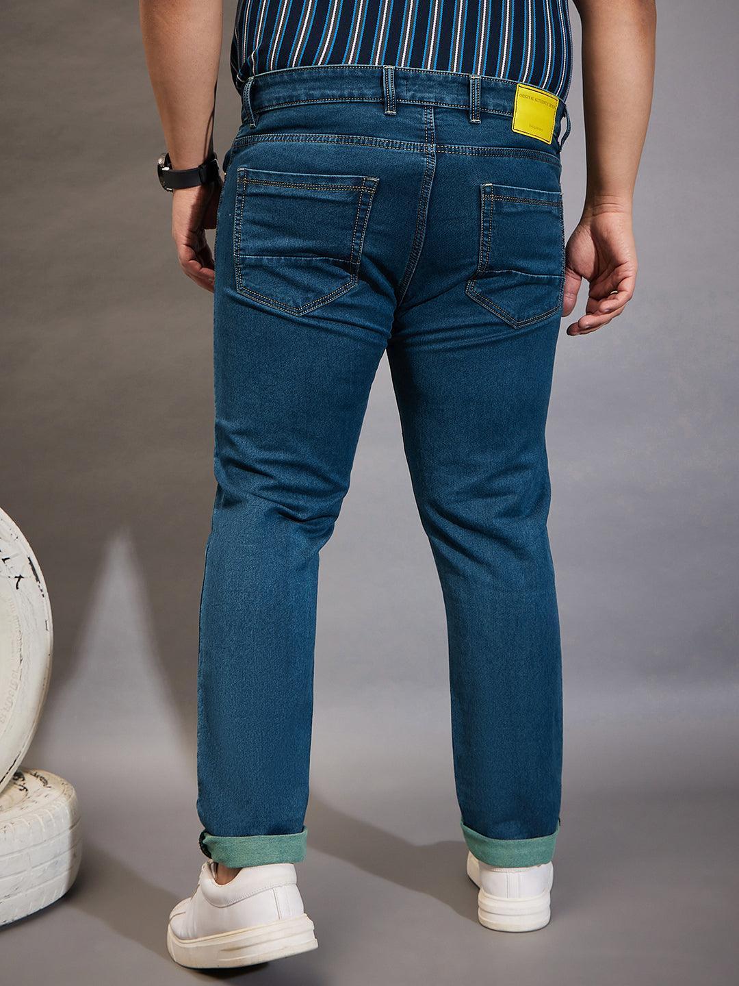 Men Plus Size Cambro Solid Jeans - Image 5