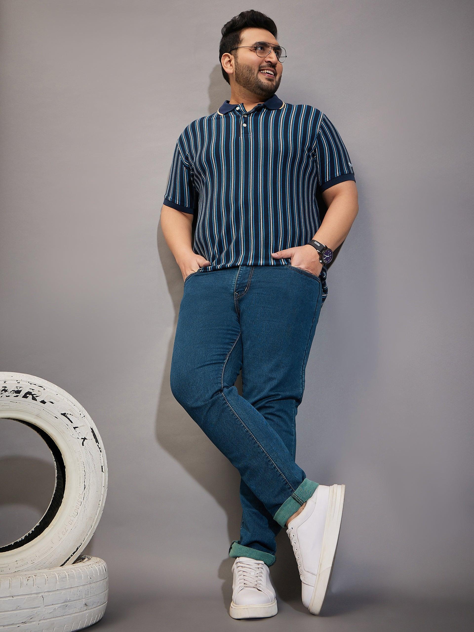 Men Plus Size Cambro Solid Jeans - Image 6