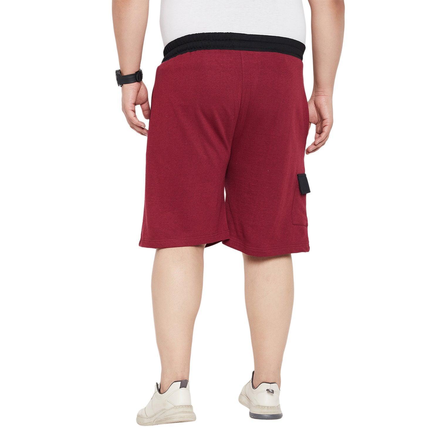 Men Plus Size Carens Solid Shorts - Image 5