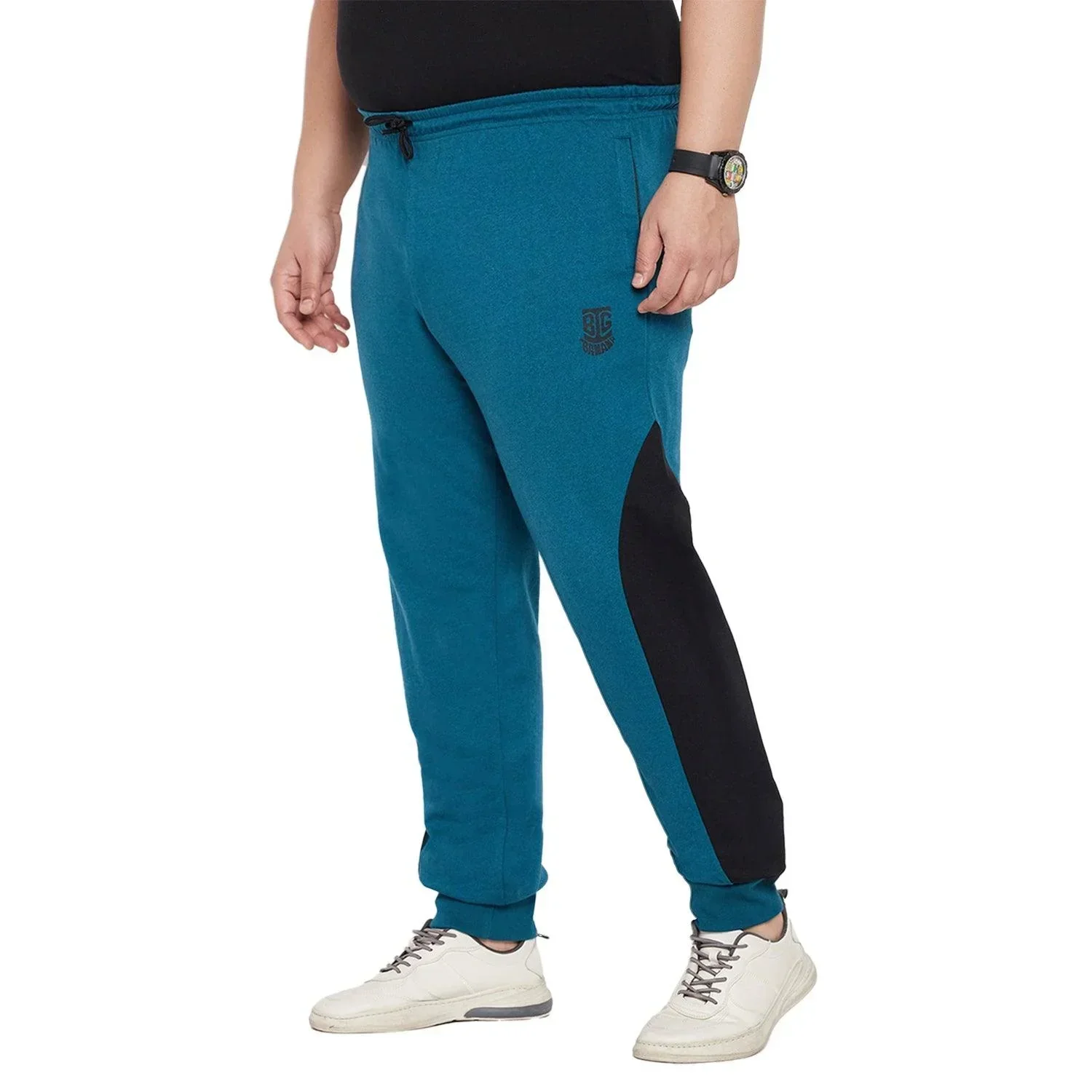 Men Plus Size Casio Colorblock Trackpant - Image 3