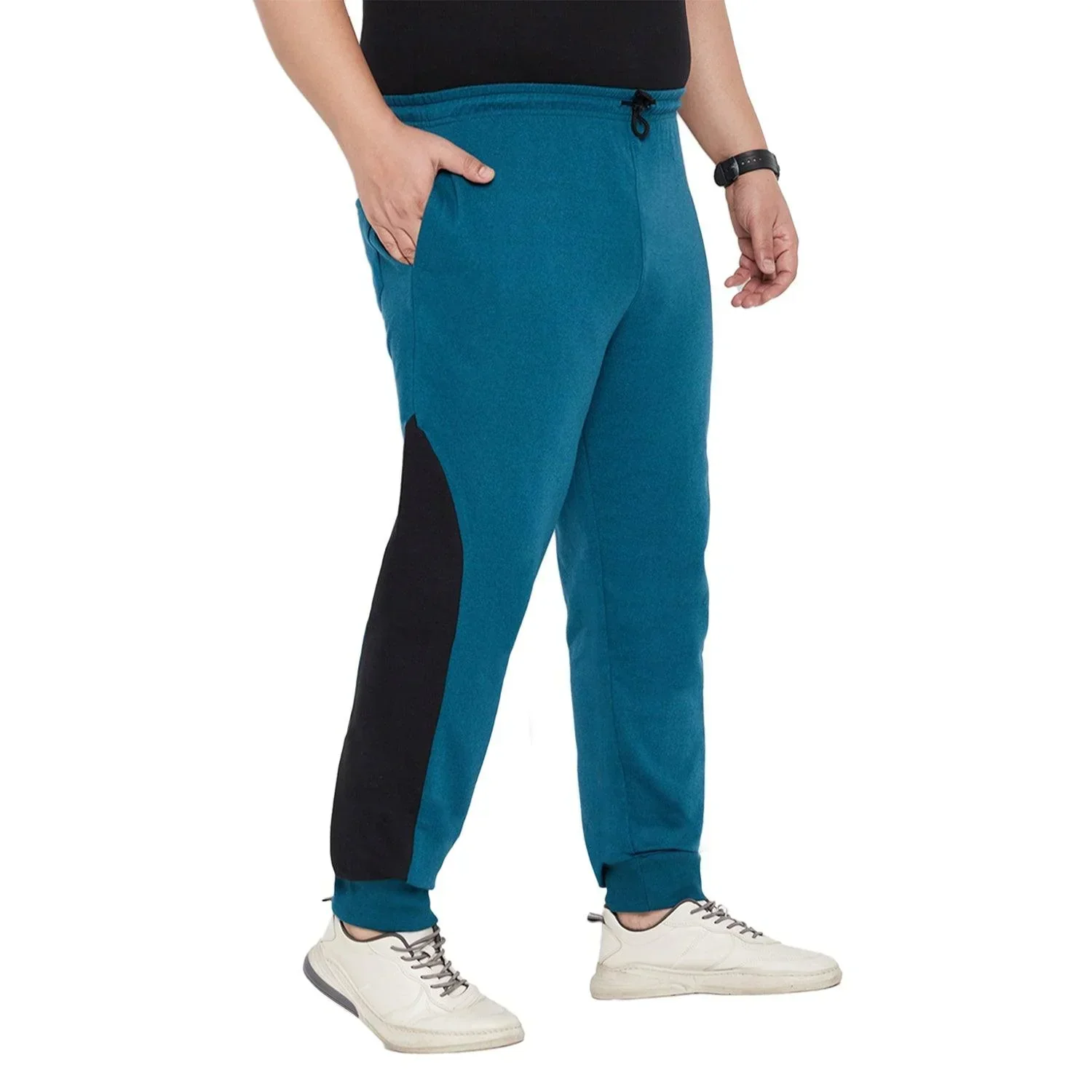 Men Plus Size Casio Colorblock Trackpant - Image 4