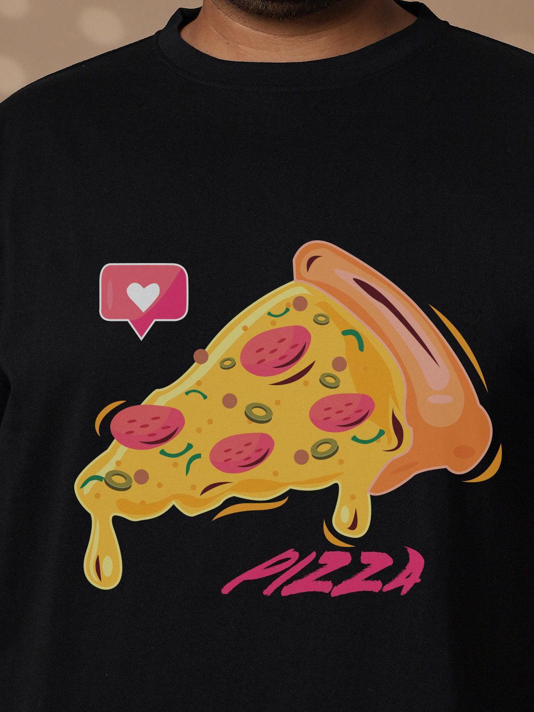 Men Plus Size Cheeze Printed Round Neck Tshirt - Image 6