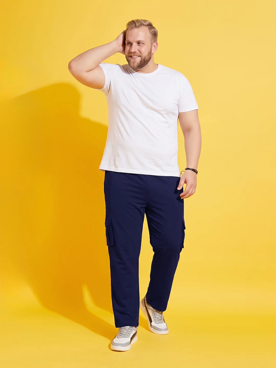 Men Plus Size Chicago Solid Trackpant - Image 6