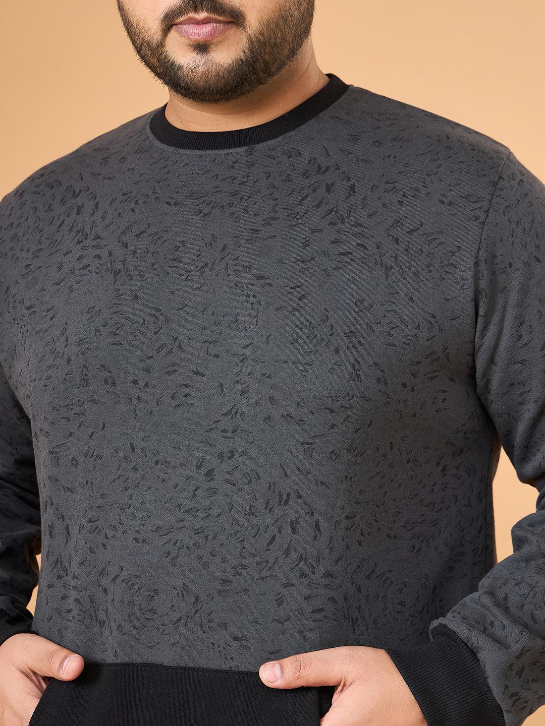 Men Plus Size Cinder Colorblock Sweatshirt - Image 7