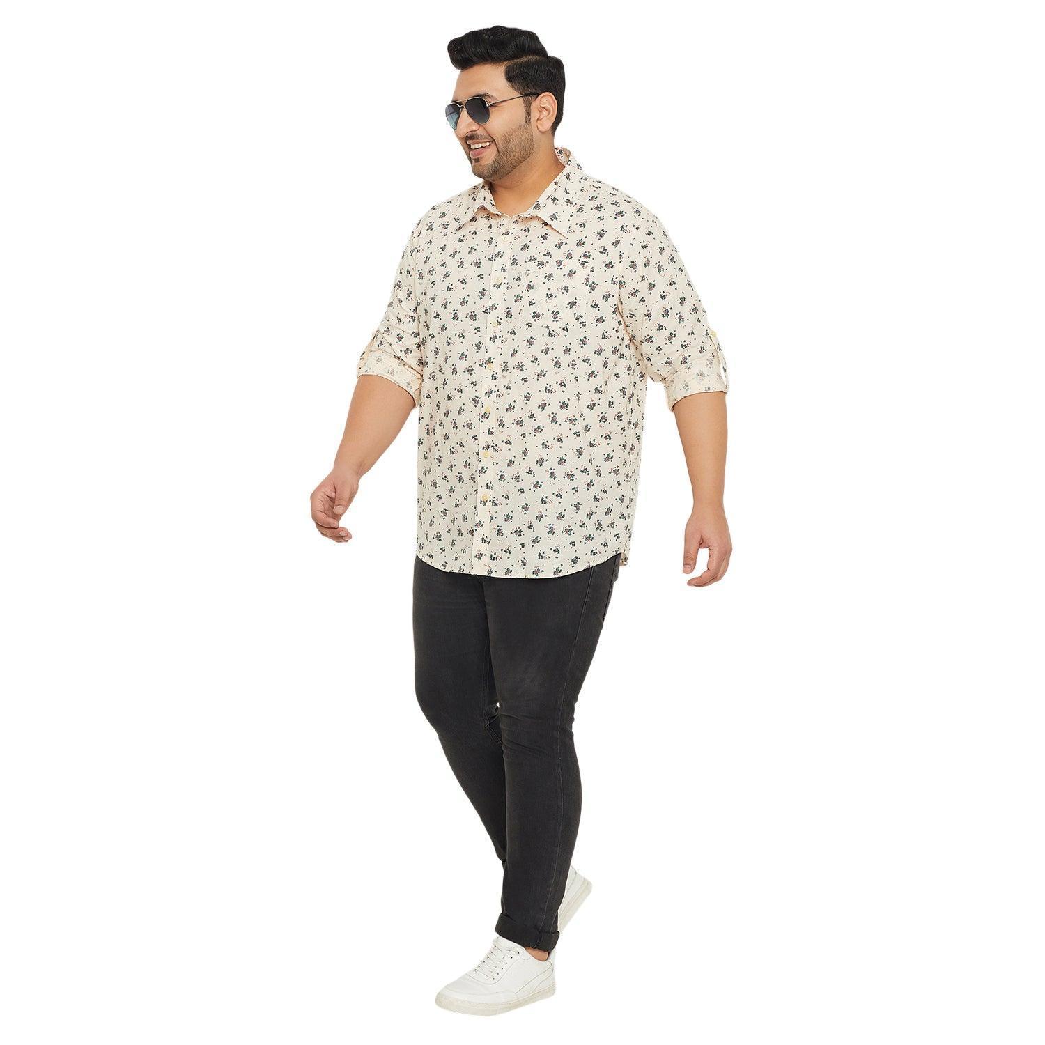 Men Plus Size Clazo Printed Shirt - Image 2