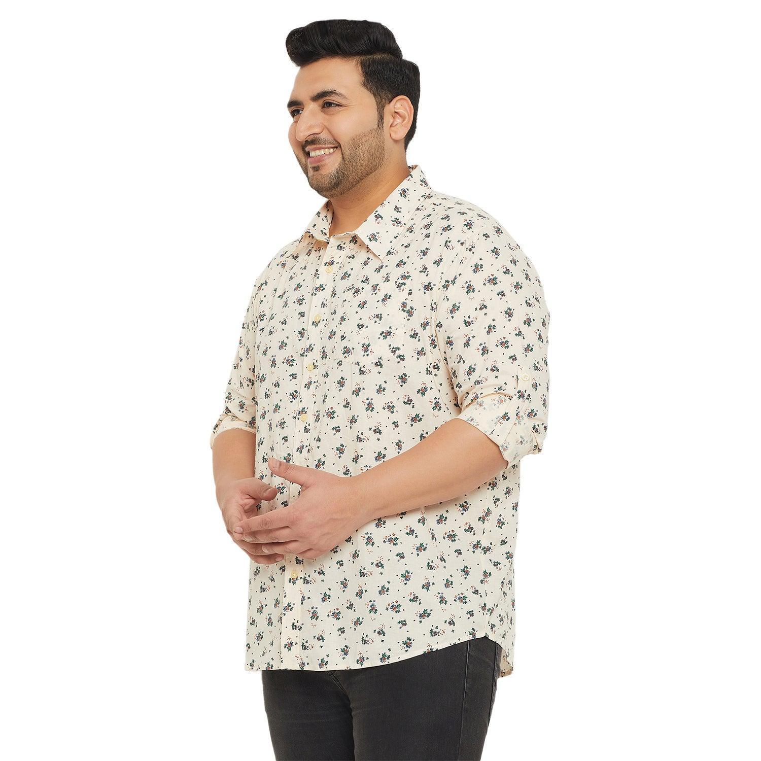 Men Plus Size Clazo Printed Shirt - Image 3