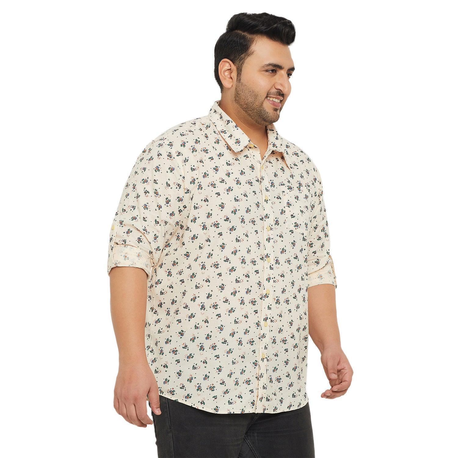 Men Plus Size Clazo Printed Shirt - Image 4