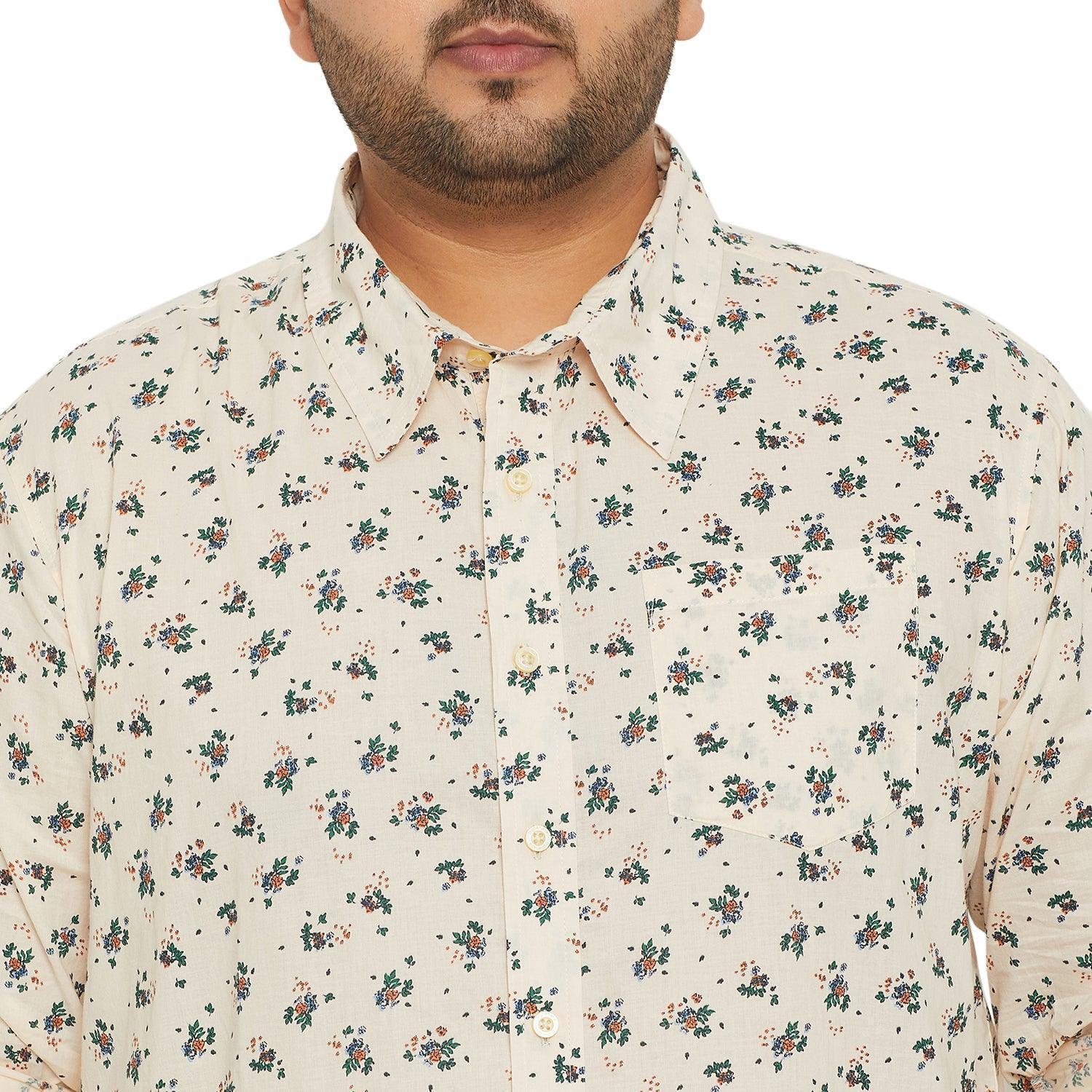 Men Plus Size Clazo Printed Shirt - Image 6