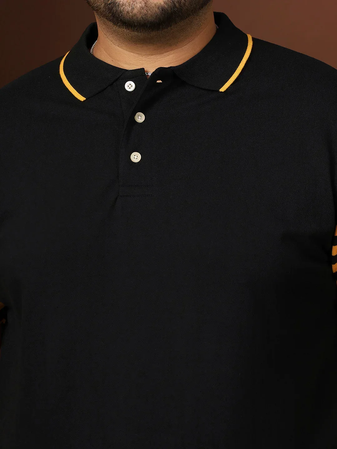 Men Plus Size Cloften Solid Polo Tshirt - Image 6