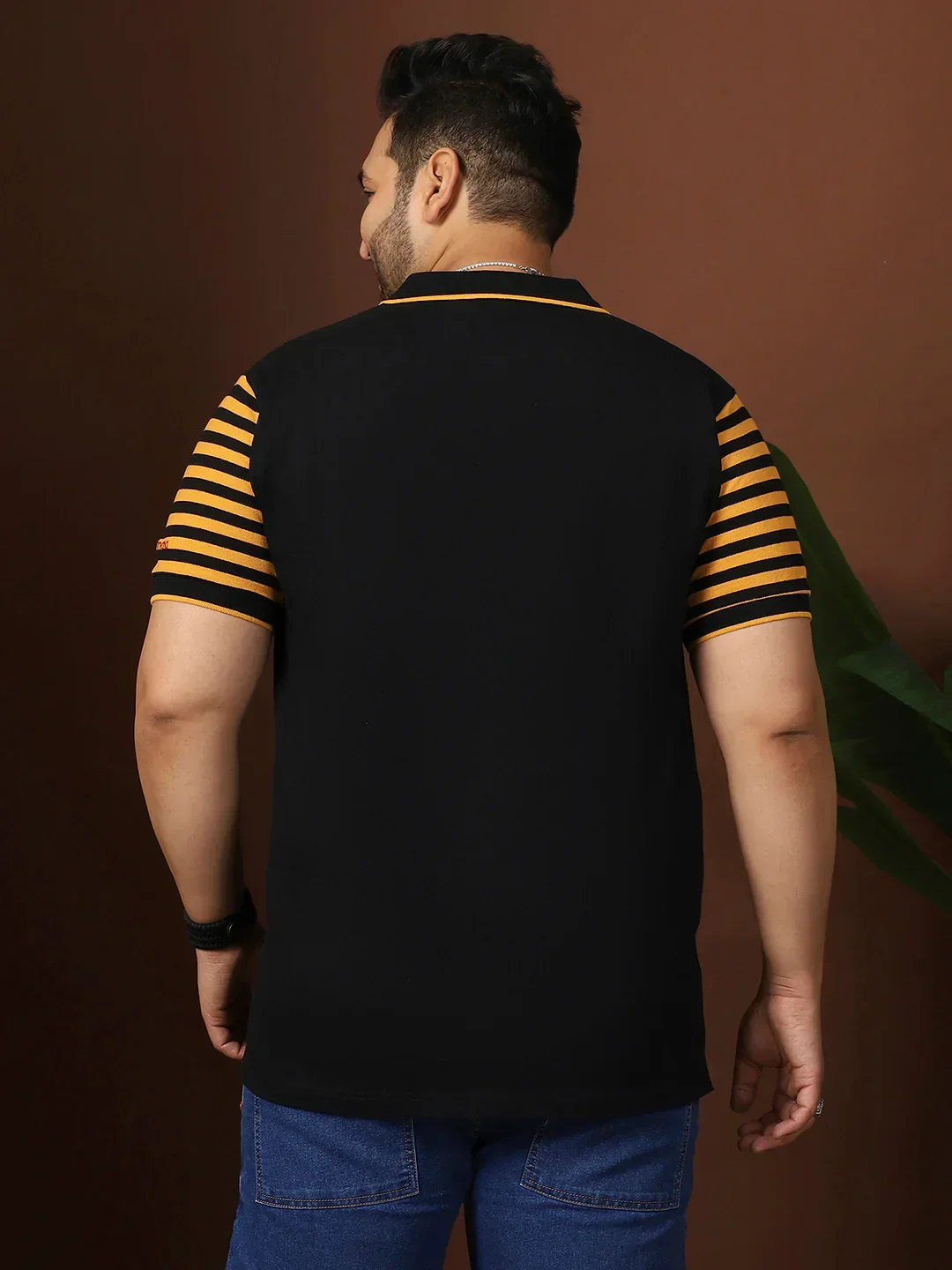 Men Plus Size Cloften Solid Polo Tshirt - Image 7