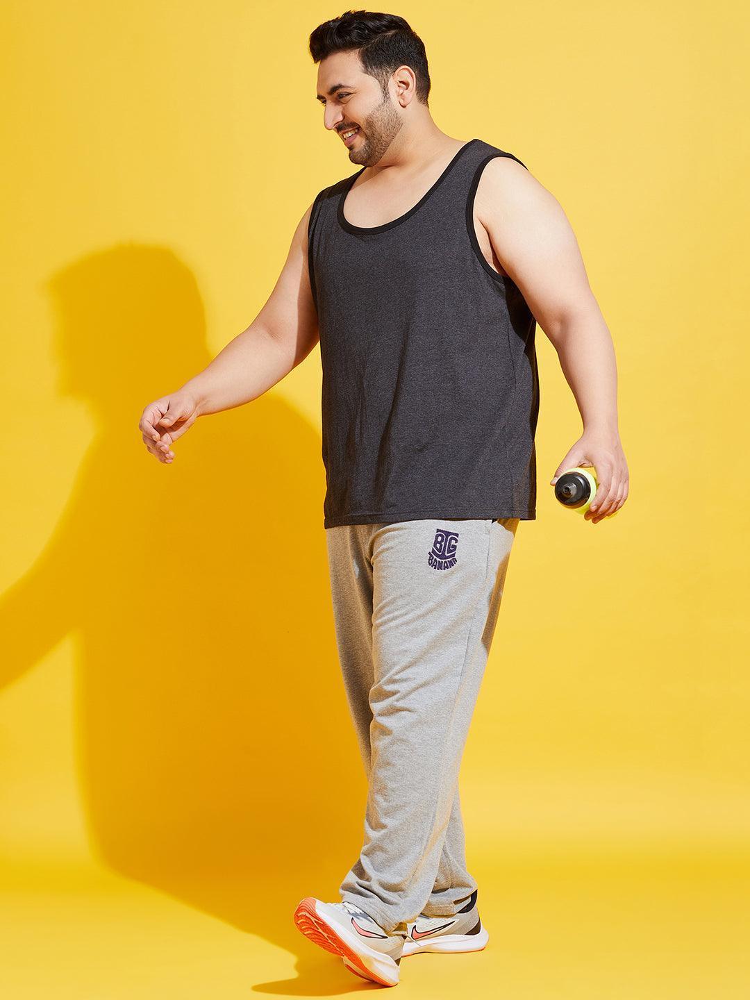 Men Plus Size Coca-10 Solid Vest - Image 2