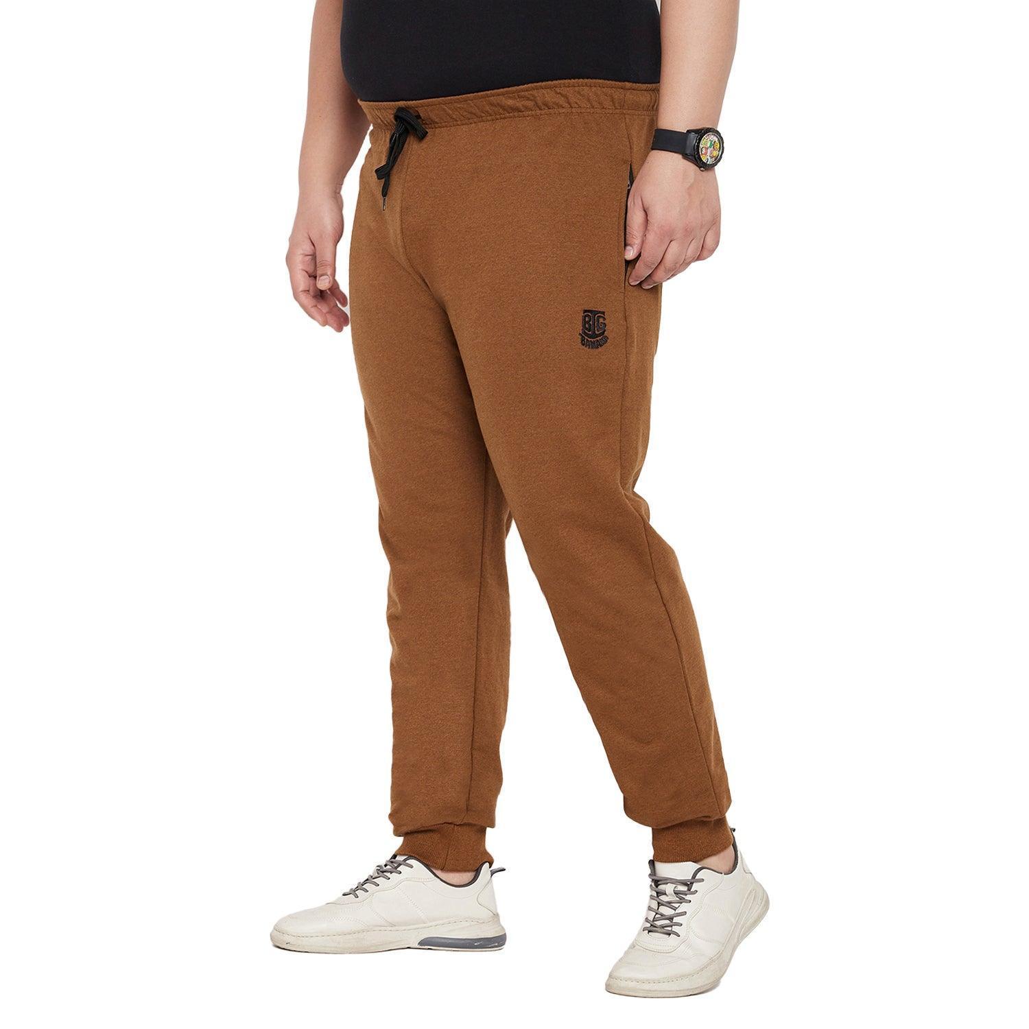Men Plus Size Cone Solid Trackpant - Image 3