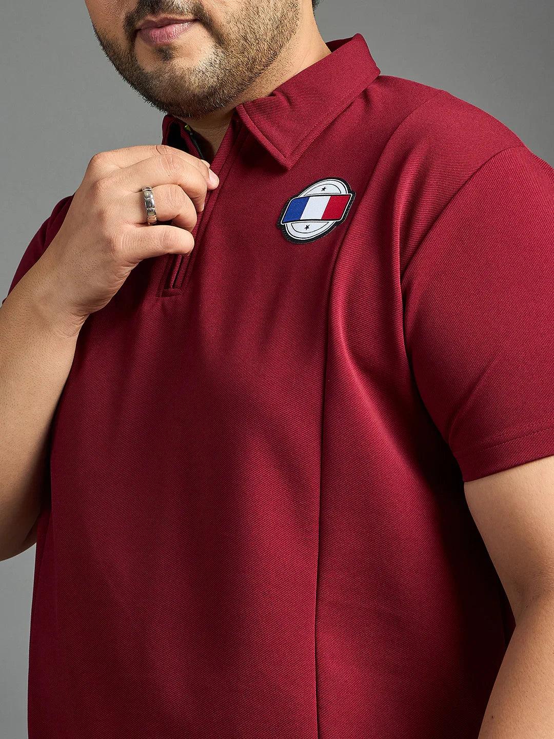 Men Plus Size Cords Solid Polo Tshirt - Image 7
