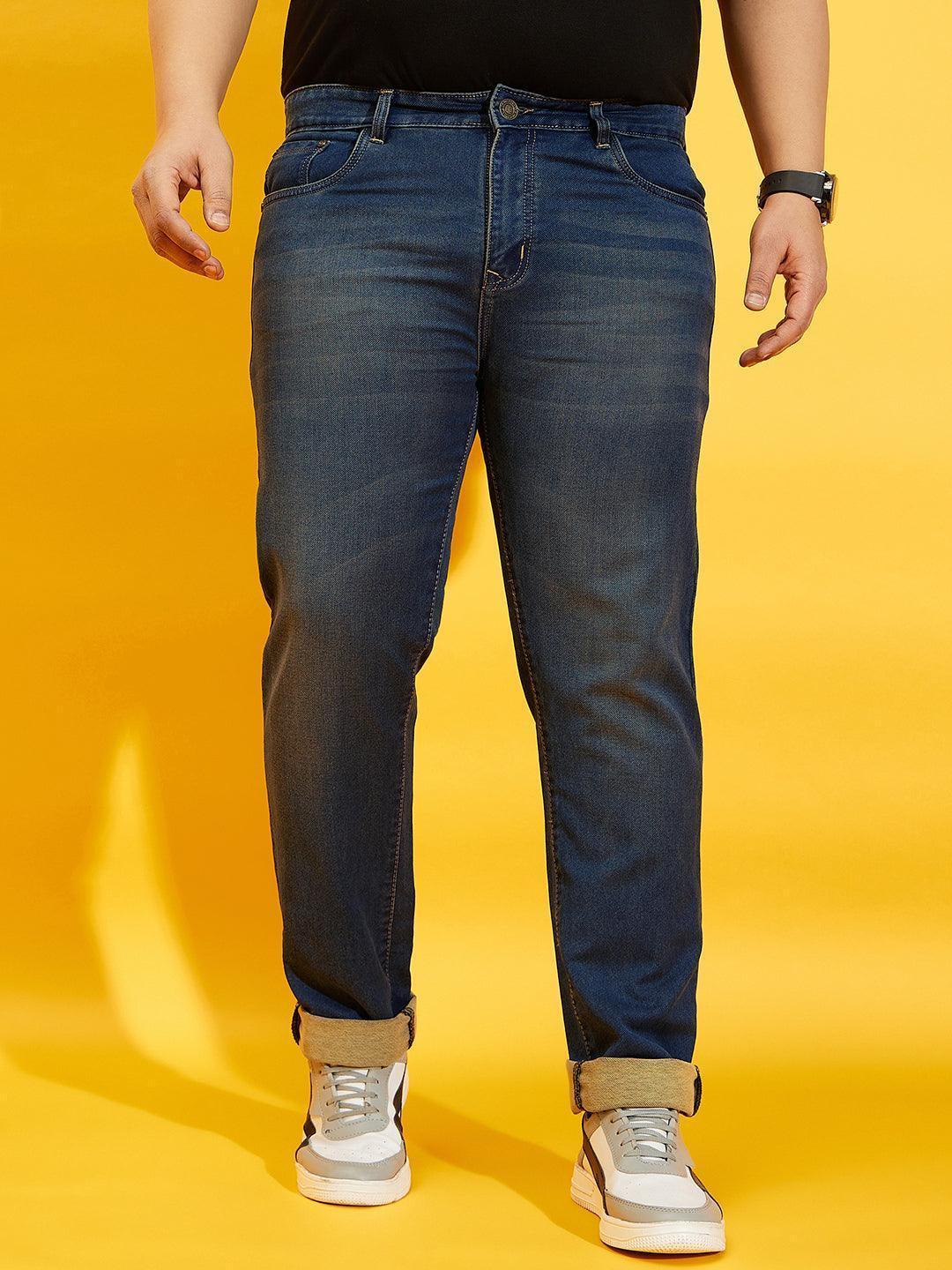 Men Plus Size Cosco Solid Jeans - Image 2