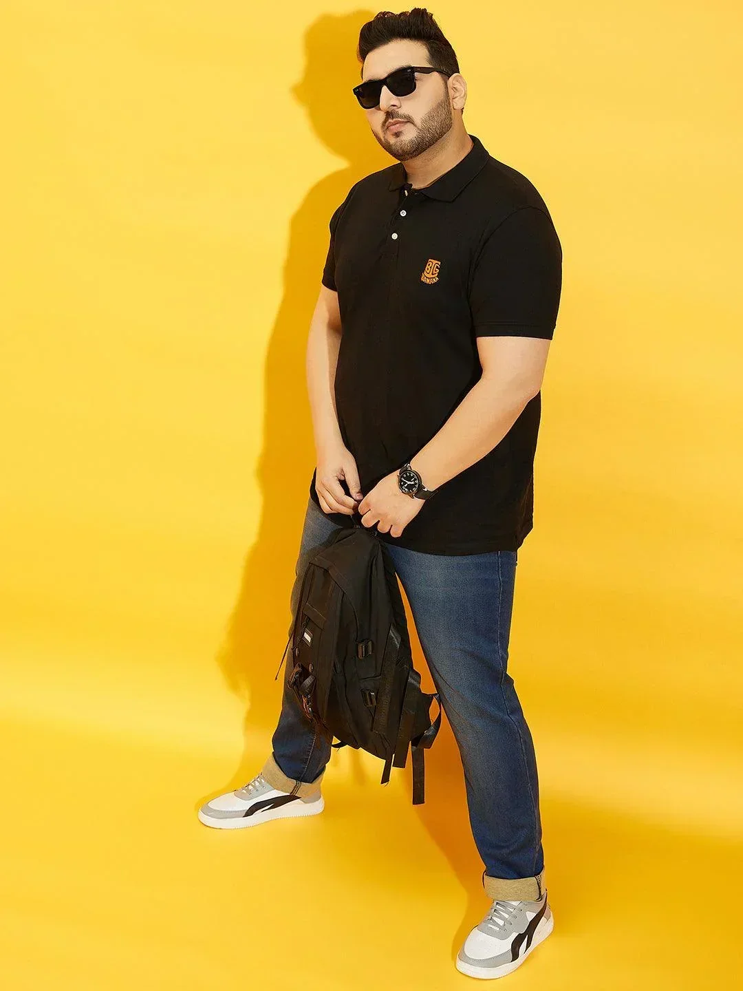 Men Plus Size Cosco Solid Jeans - Image 3