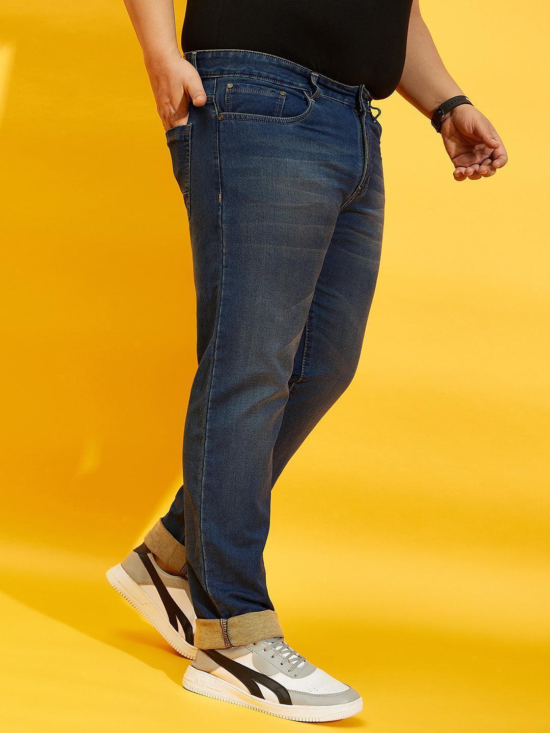Men Plus Size Cosco Solid Jeans - Image 5