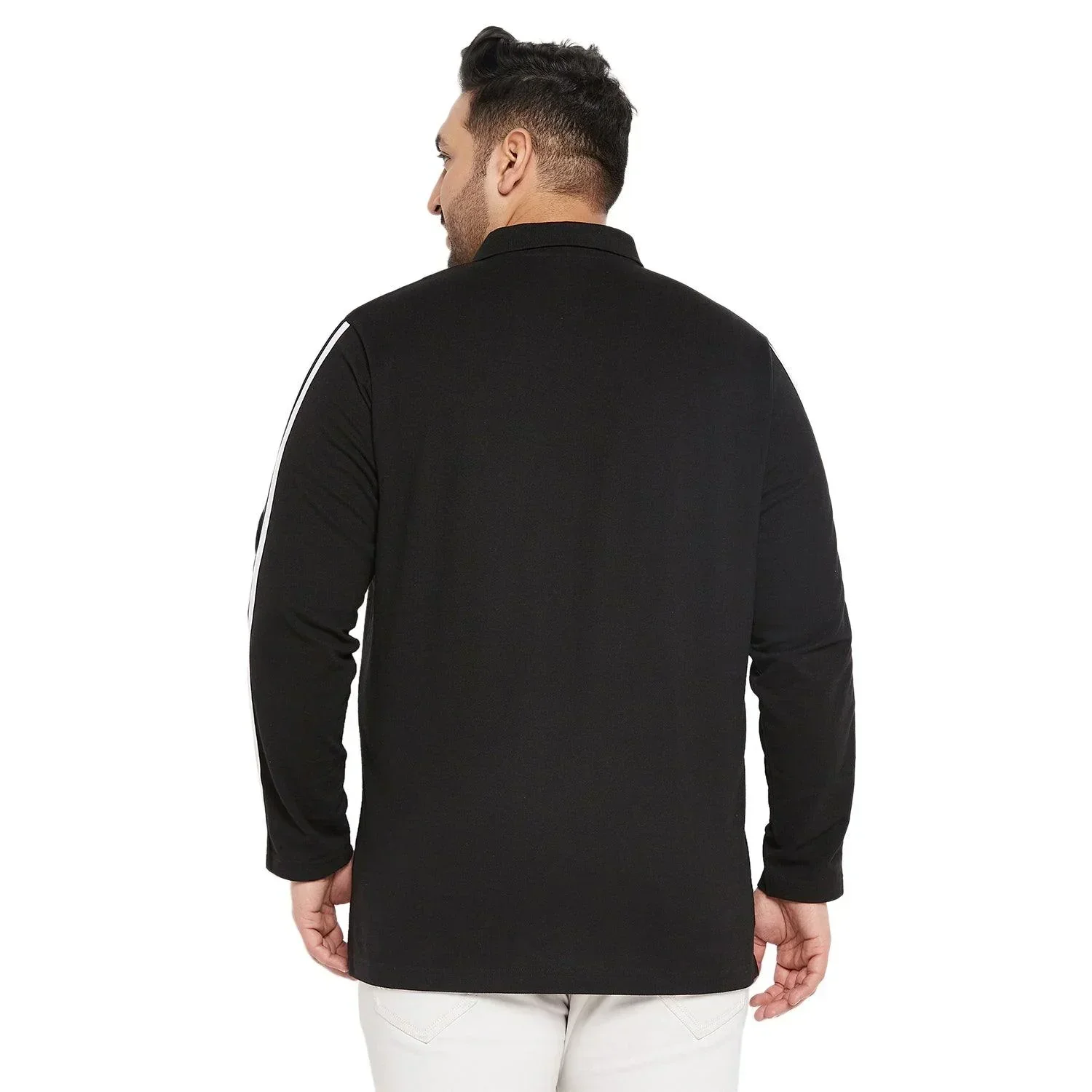 Men Plus Size Crewyard Solid Polo Tshirt - Image 5
