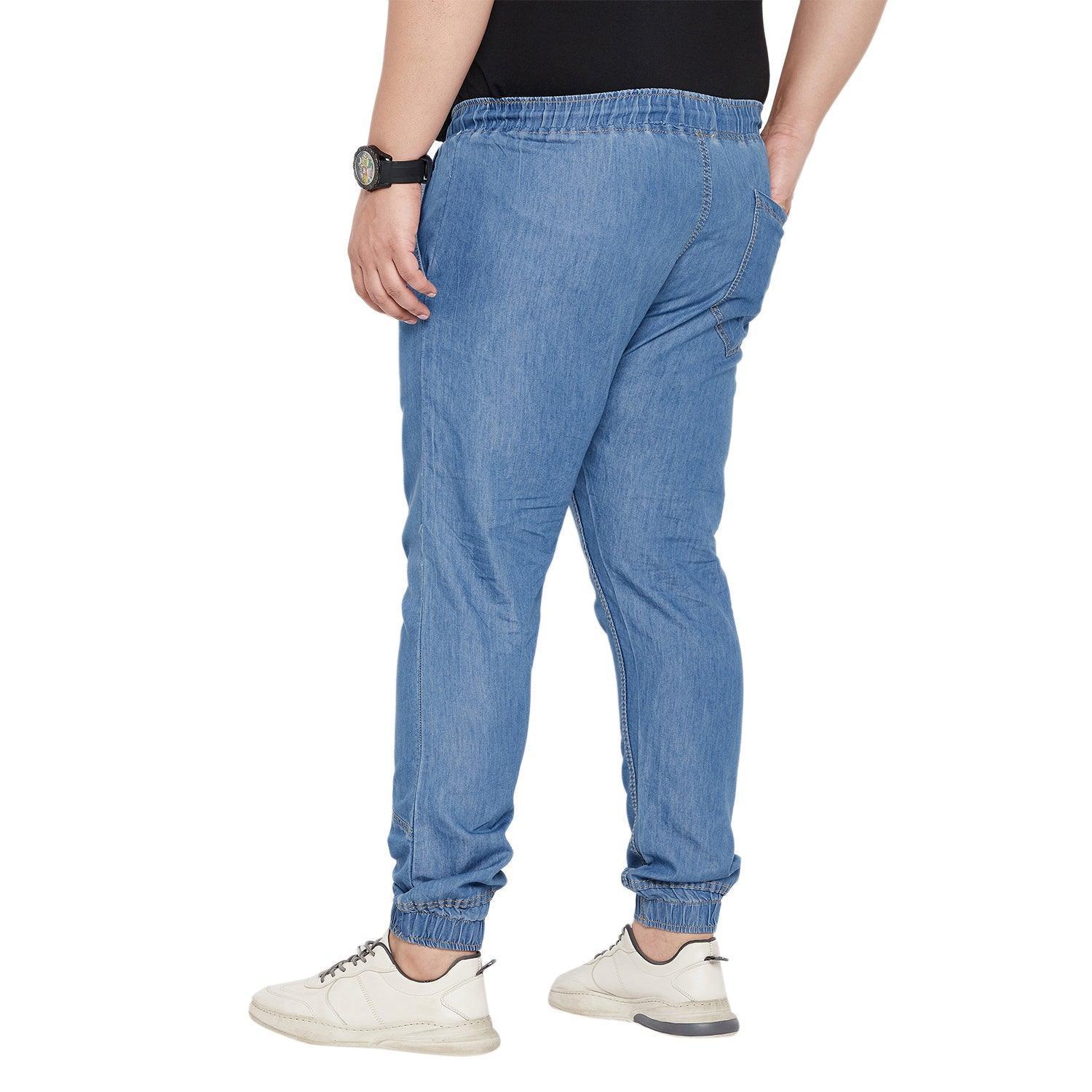 Men Plus Size Crimich Solid Trouser - Image 5