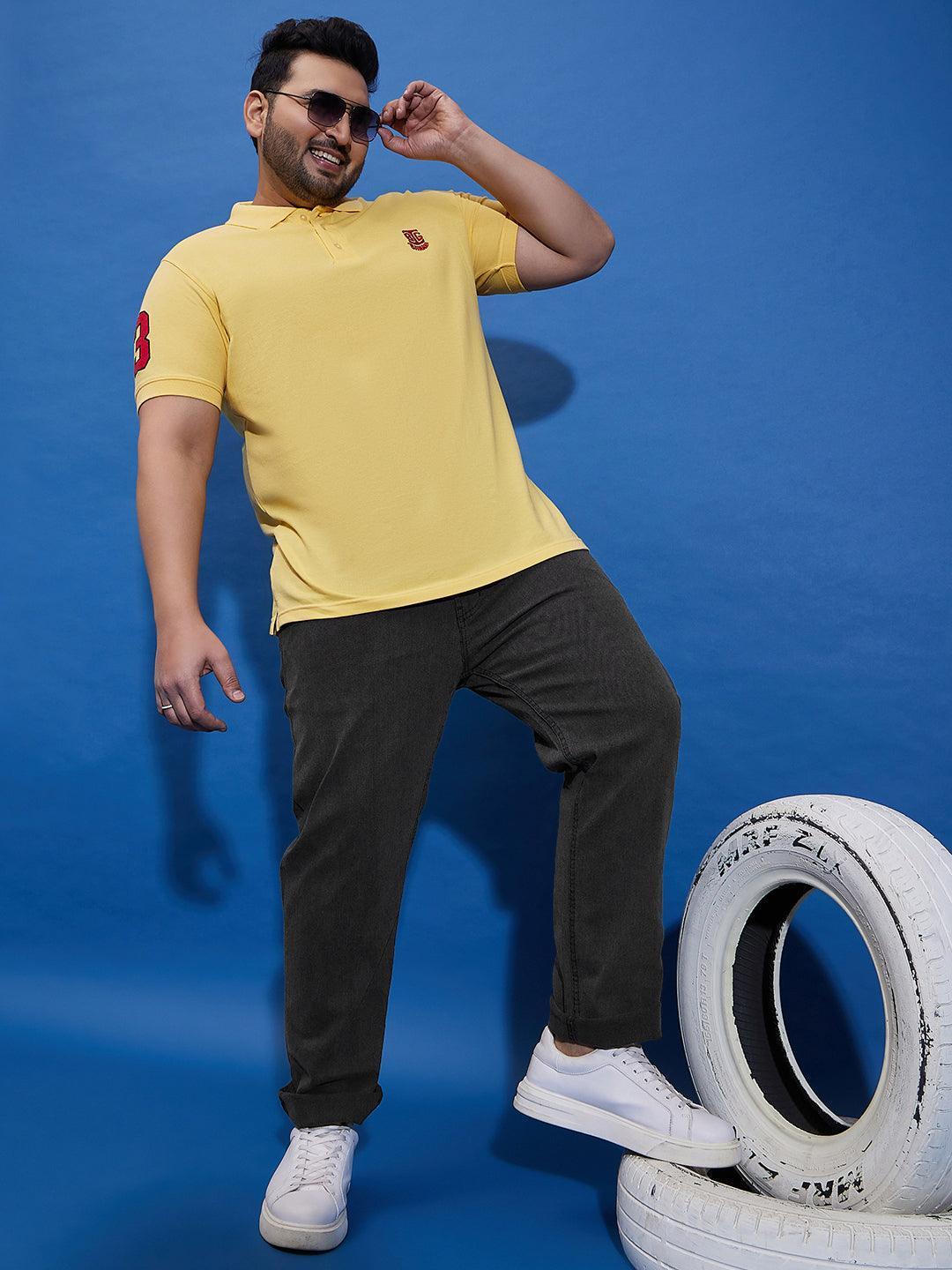 Men Plus Size Critic Solid Jeans - Image 2