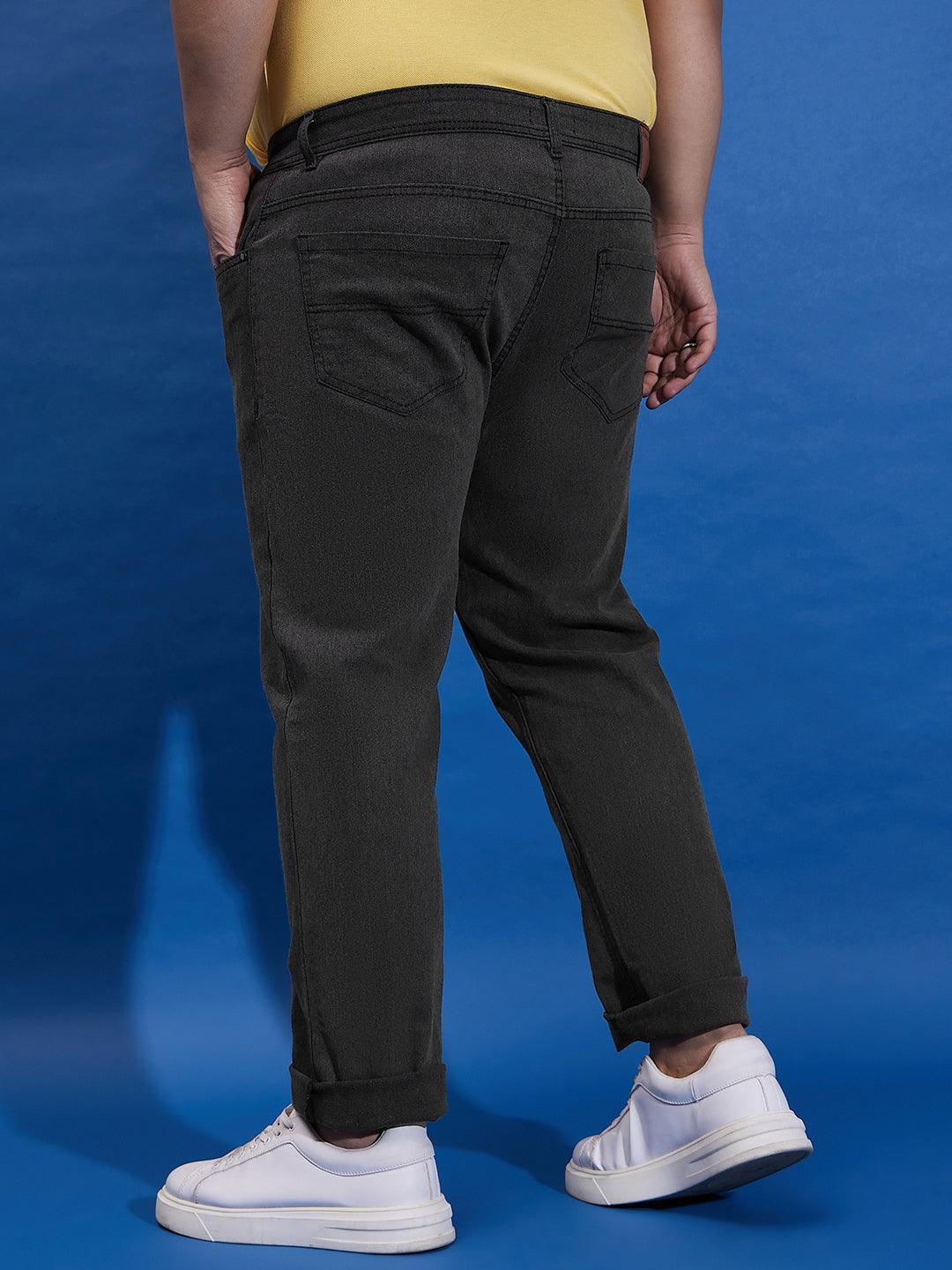Men Plus Size Critic Solid Jeans - Image 5