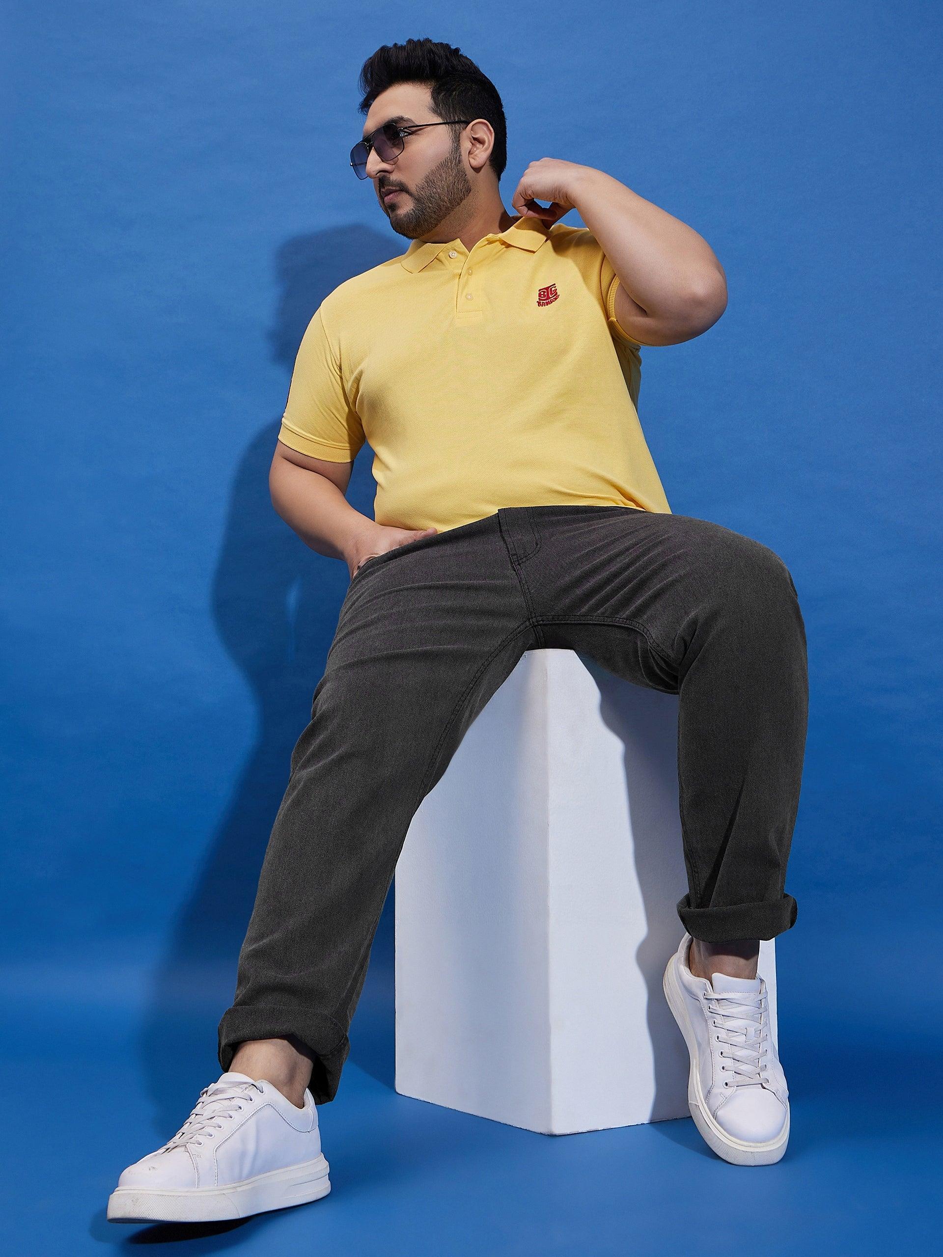 Men Plus Size Critic Solid Jeans - Image 6