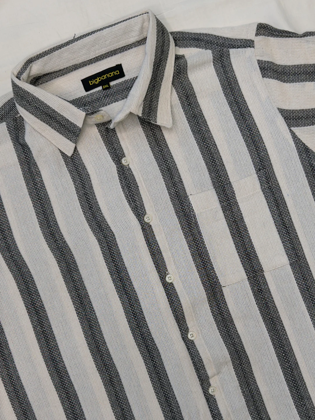 Men Plus Size Stripesafari Multi Textured Shirts - Image 8