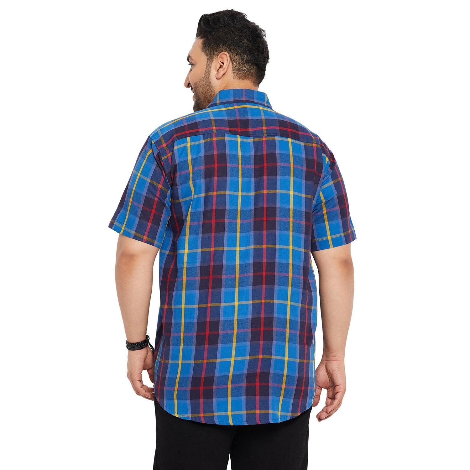 Men Plus Size Cult Check Shirt - Image 2