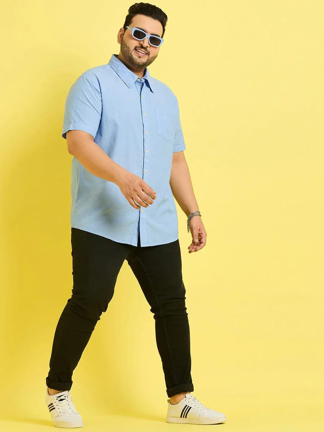Men Plus Size Dalphy Solid Shirt - Image 2