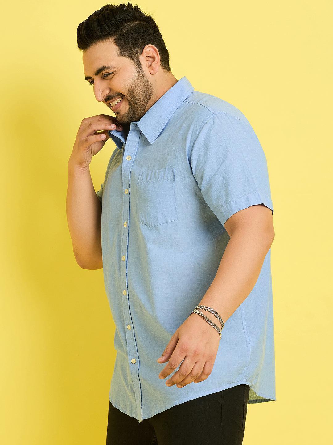 Men Plus Size Dalphy Solid Shirt - Image 3