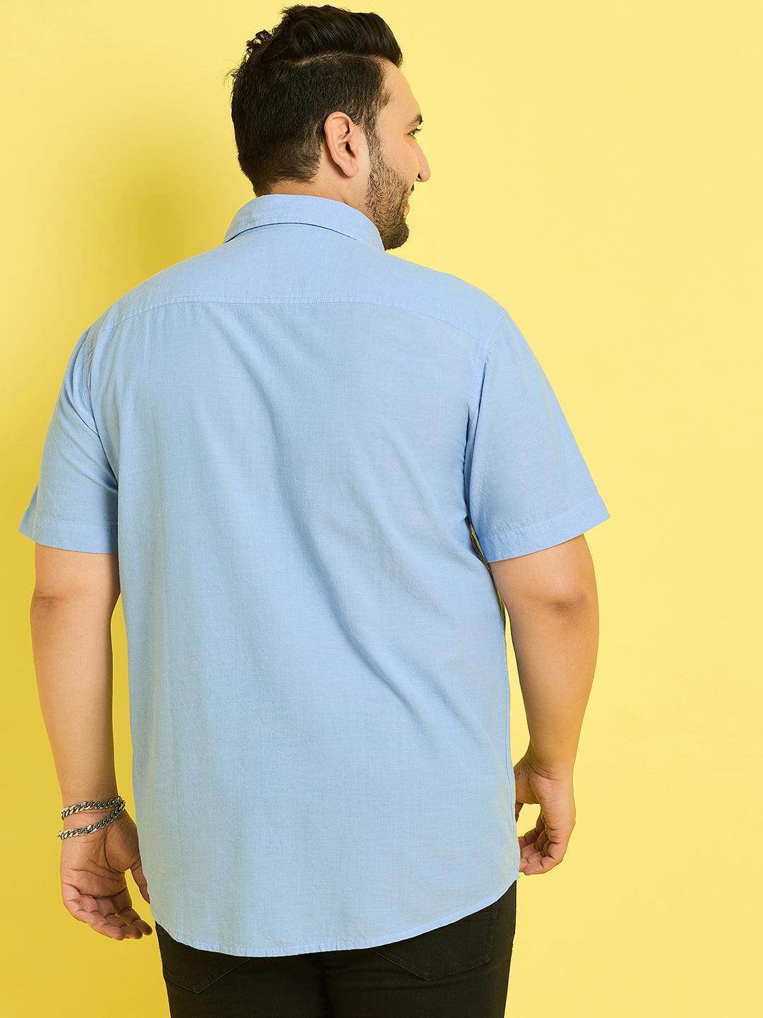 Men Plus Size Dalphy Solid Shirt - Image 5