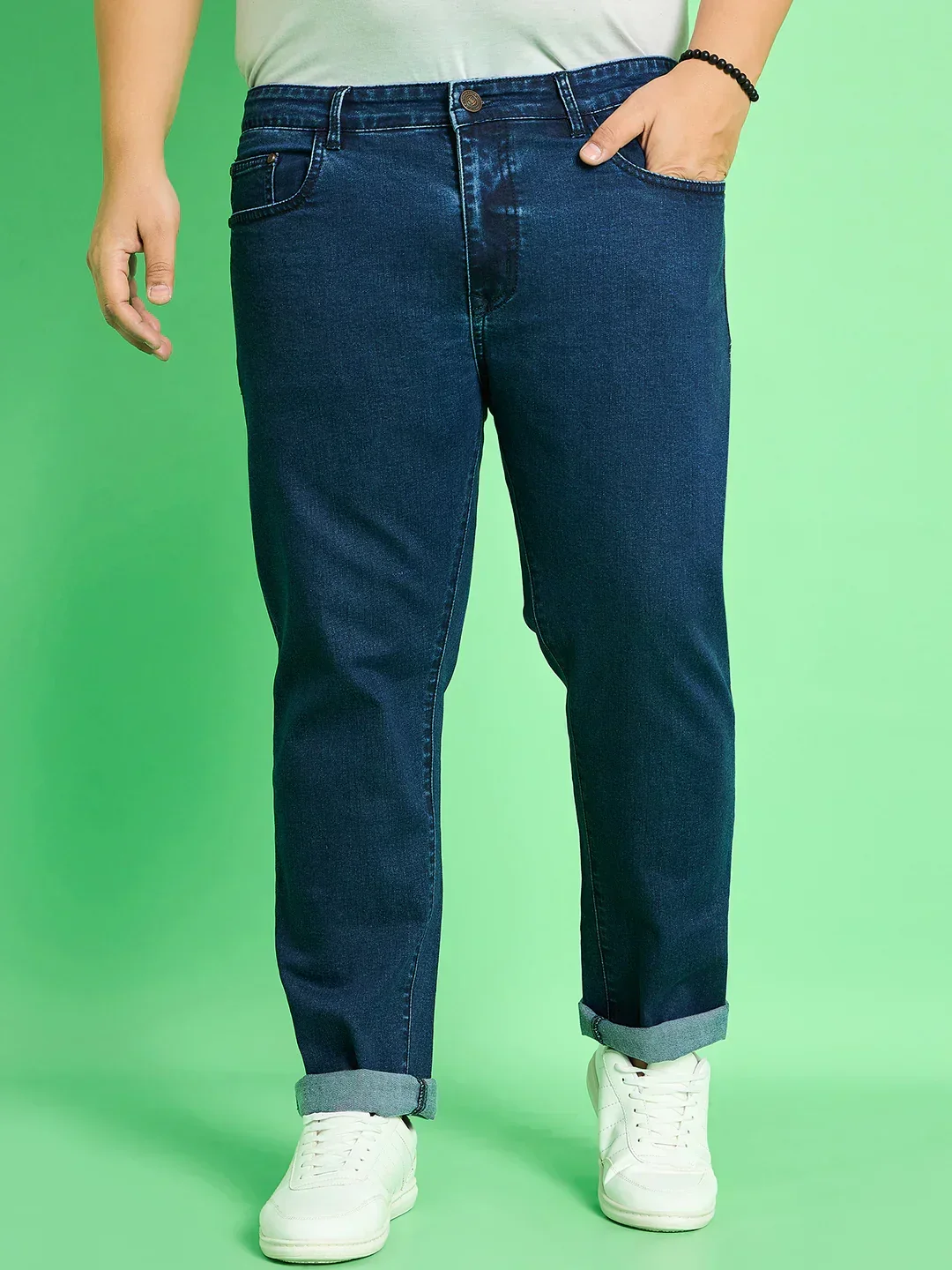 Men Plus Size Jace Solid Jeans - Image 2