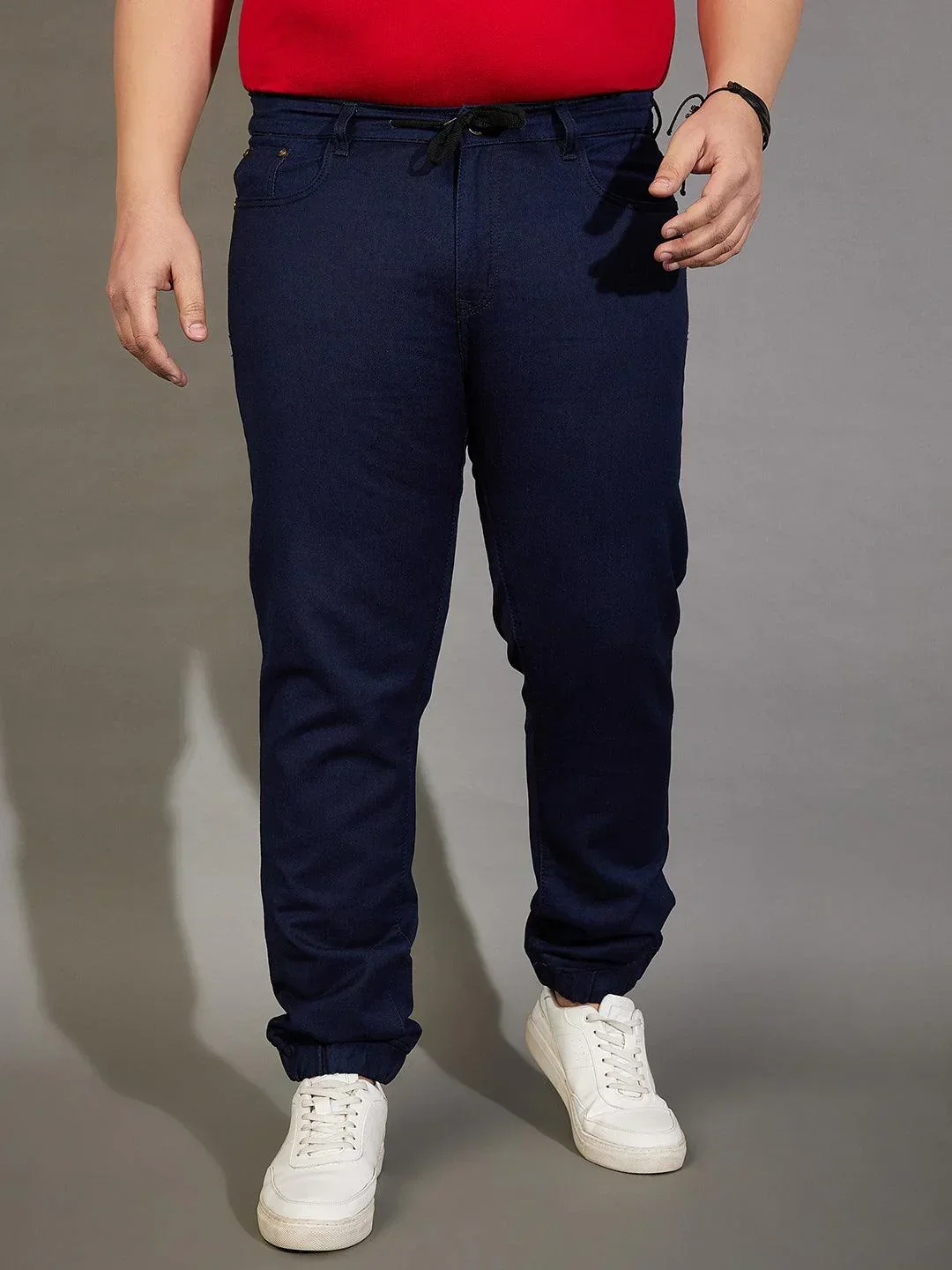 Men Plus Size Dardin Solid Jeans - Image 2
