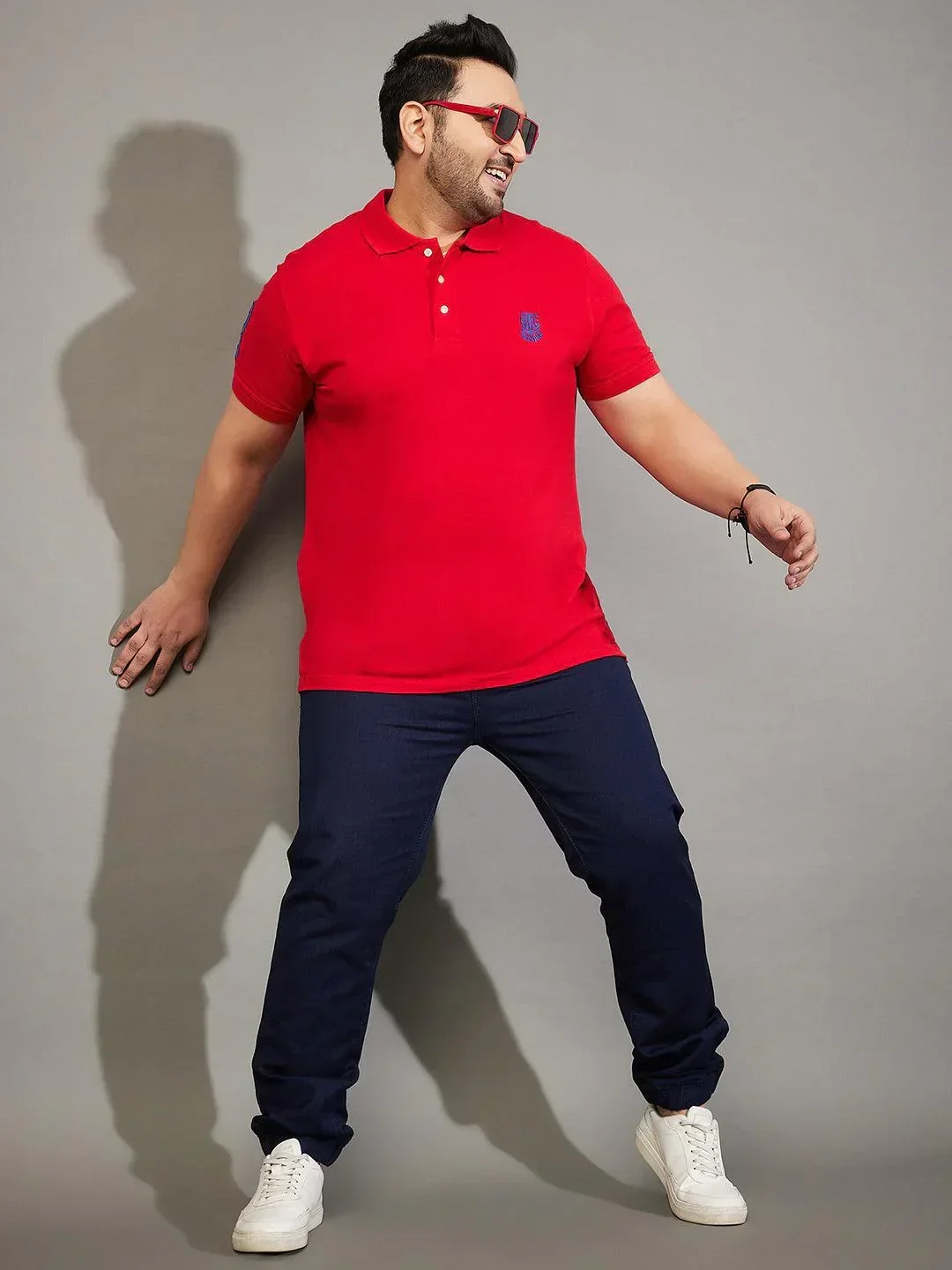 Men Plus Size Dardin Solid Jeans - Image 3
