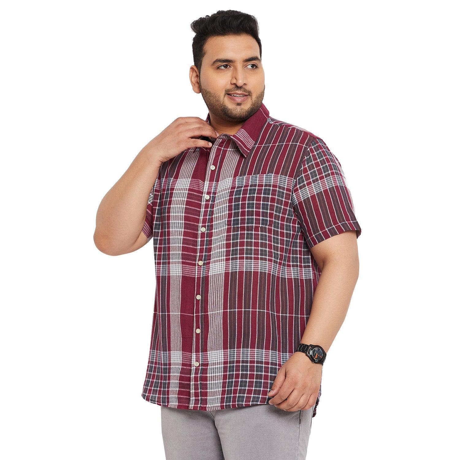 Men Plus Size Darra Check Shirt - Image 3